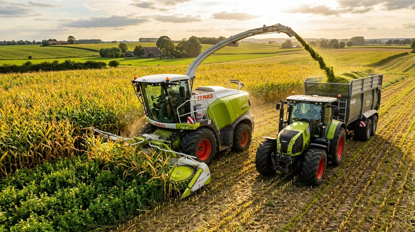 Precision Forage Harvester SilaMax Bacterial Inoculation in Action